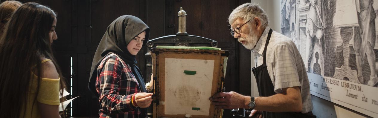 drukdemonstratie