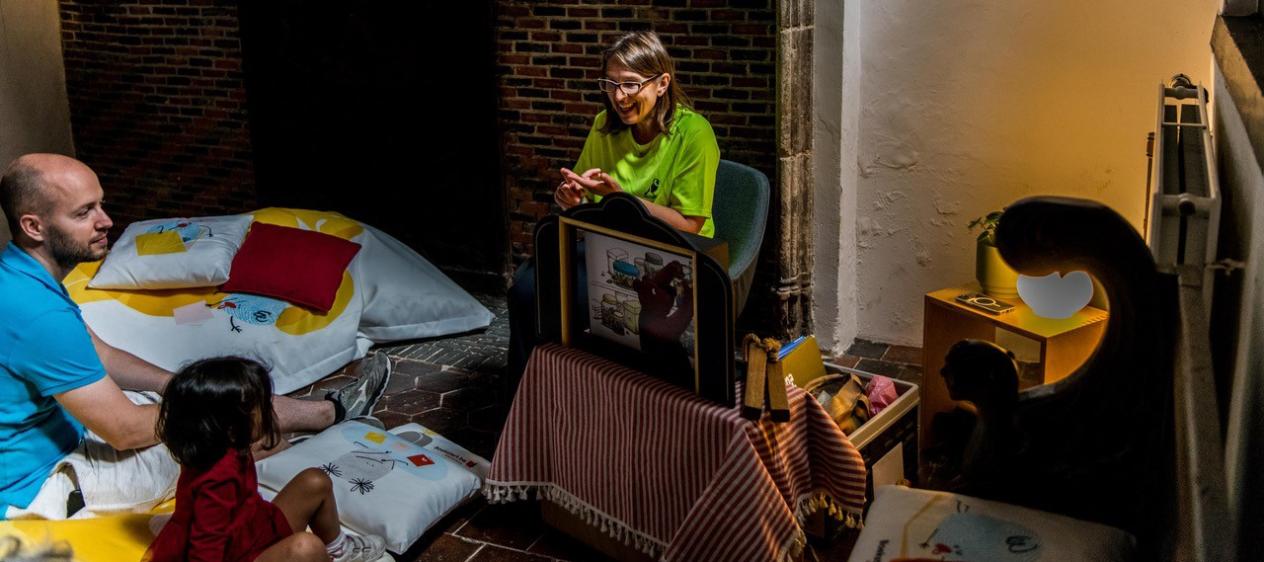 Voorlezen tijdens Cultuurweekend 2022