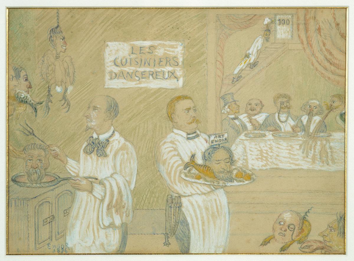 Les Cuisiniers dangereux, James Ensor