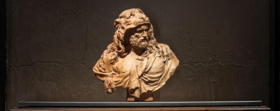 Hercules, terracotta beeld, Lucas Faydherbe
