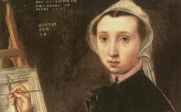 Catharina Van Hemessen, zelfportret, 1547, Öffentliche Kunstsammlung, Kunstmuseum, Basel.